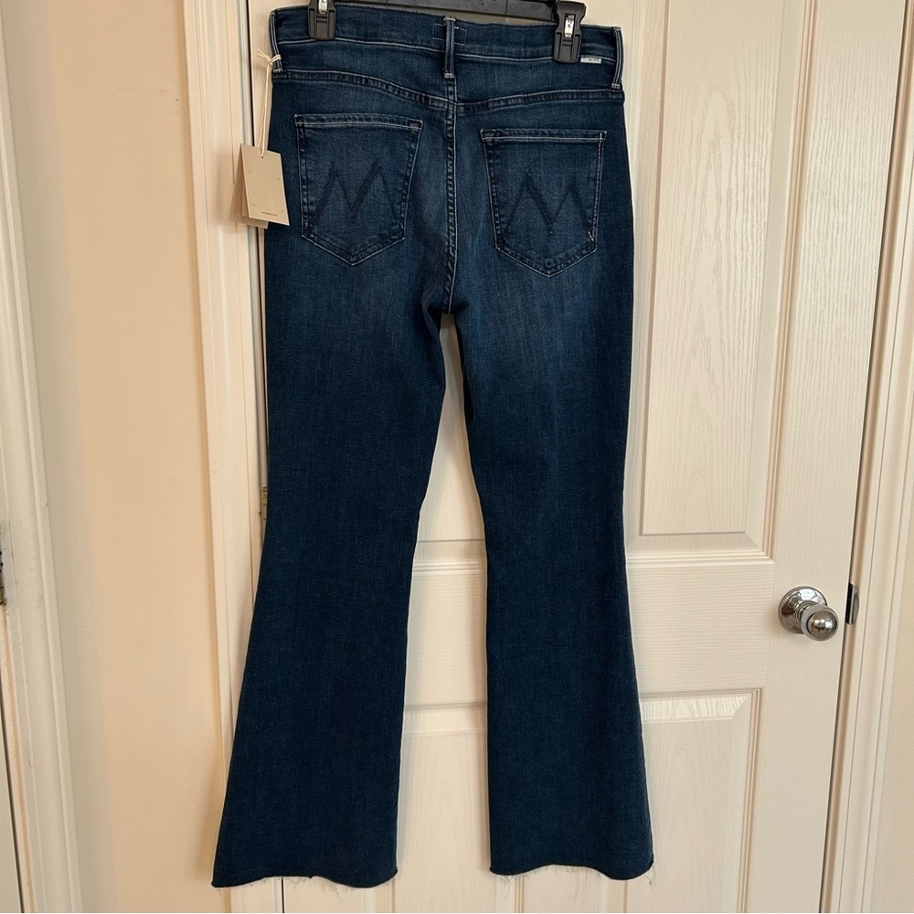 Mother The Weekender Fray Hem Bootcut Jeans in Fancy Meeting You Here Size 30 - Picture 8 of 14
